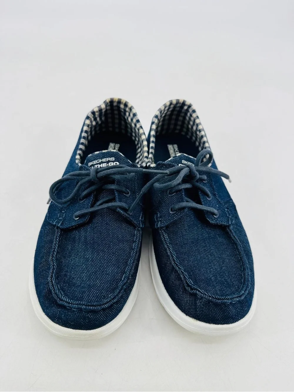 Skechers On The Go Ideal Coastal Gogo Max Nautical Preppy Air Cooled Boat Shoes